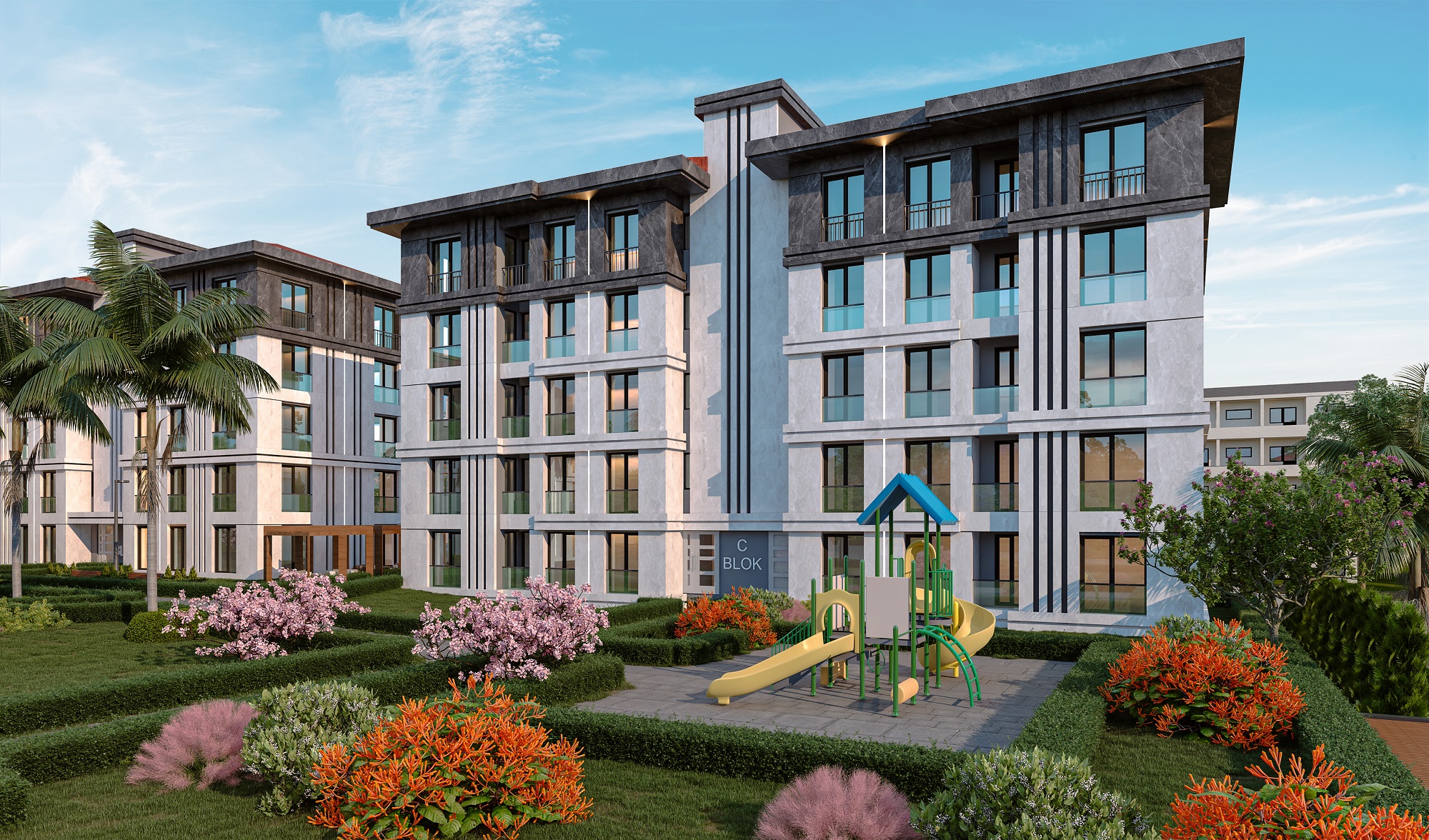 Istanbul European Luxury Apartments For Sale - Stunning apartment buildings