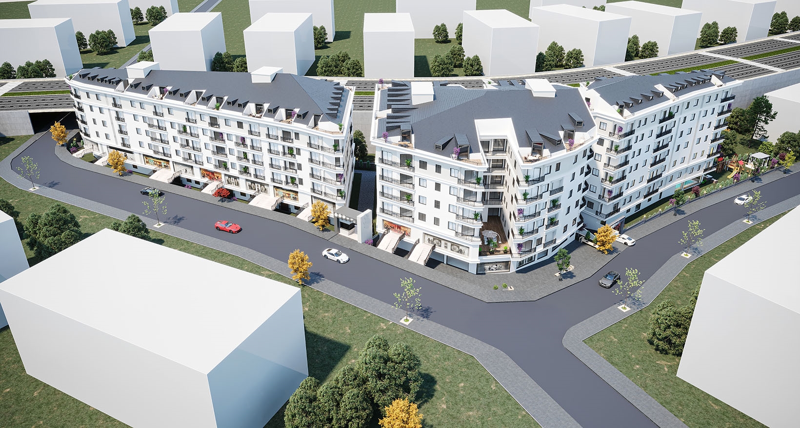 Off-Plan Desirable Istanbul Asian Apartments For Sale - Modern complex