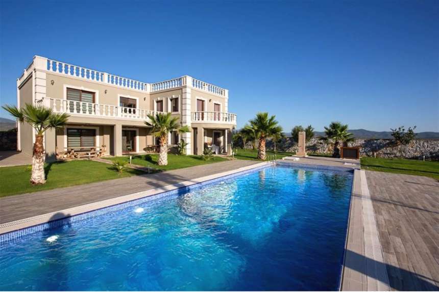 Spectacular Mansion For Sale - Main view of mansion and large private pool