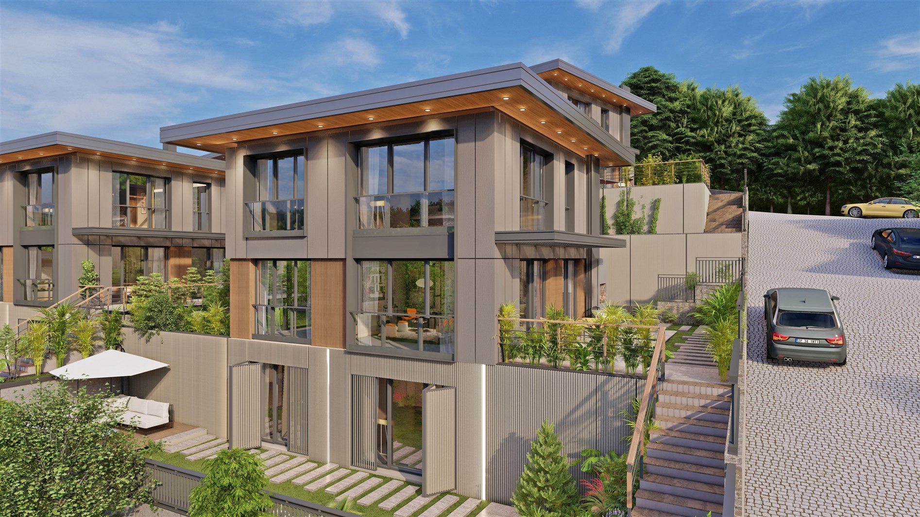 Off-Plan Ultra-Modern Villas For Sale In Istanbul Asian - Modern architecture
