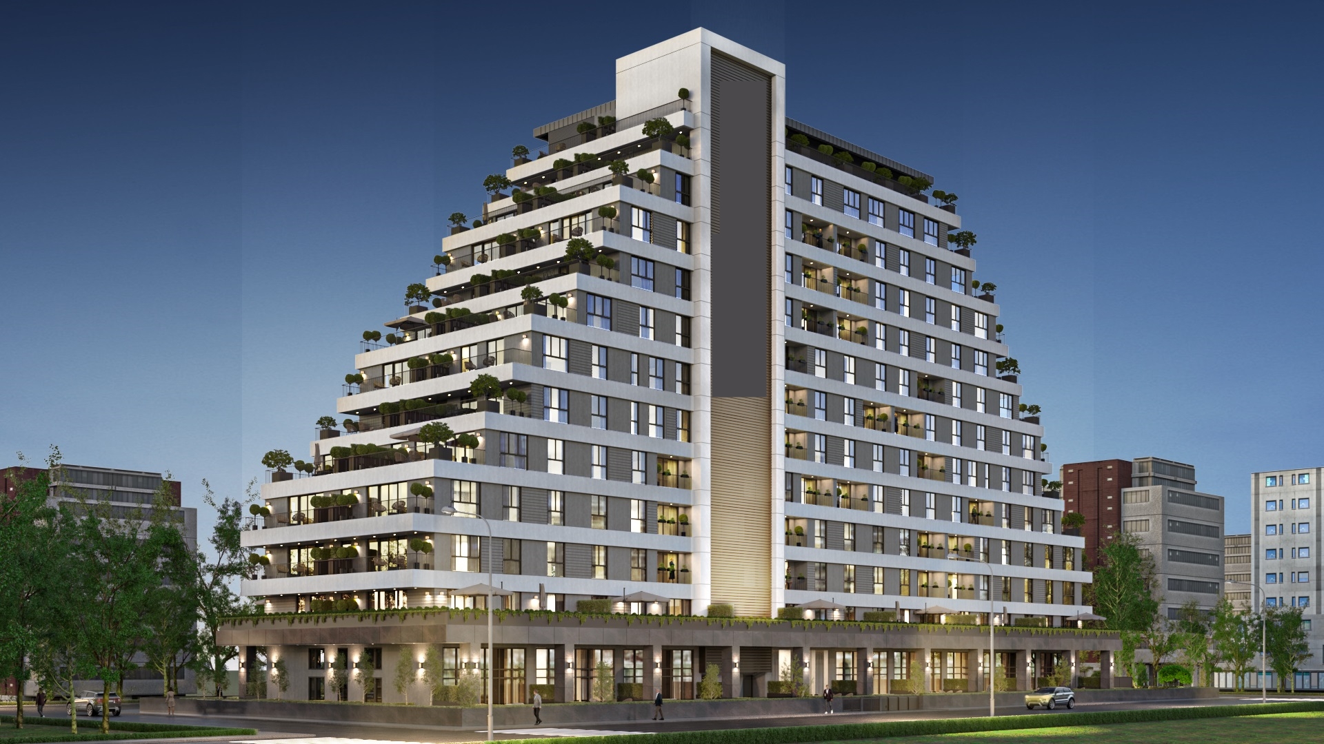 Distinctive City Centre Istanbul Property For Sale - Modern architecture with stylish exterior design