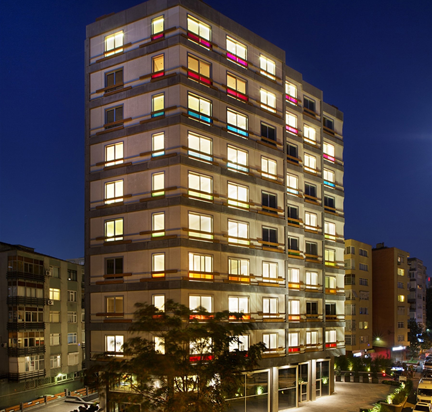 Impeccable City Centre Istanbul Property For Sale - Main view of hotel-concept apartment building