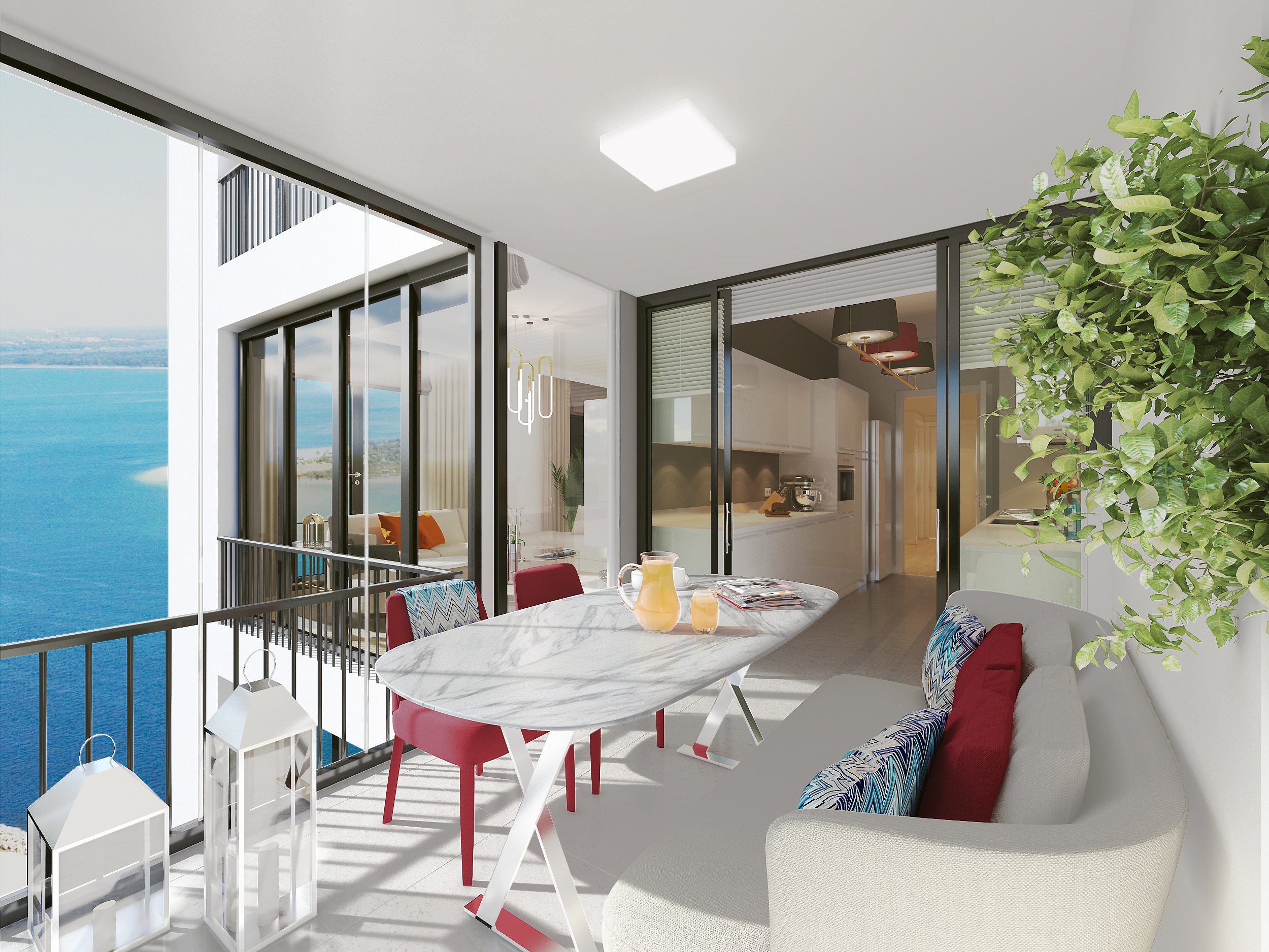 Trendy Off-Plan Istanbul Asian Property For Sale - Large balcony offering sea, nature or city view