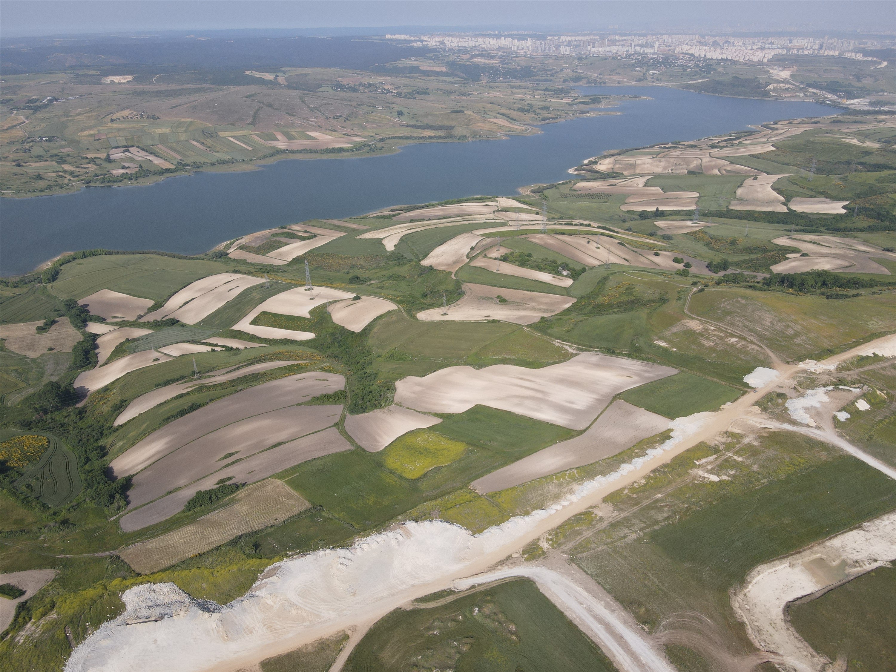 Plot of Land For Sale In Istanbul - Arnavutkoy Arial view