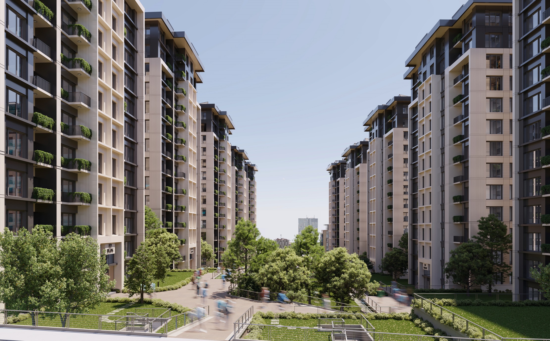 Urban Istanbul Investment Property For Sale - Main view of large, modern complex