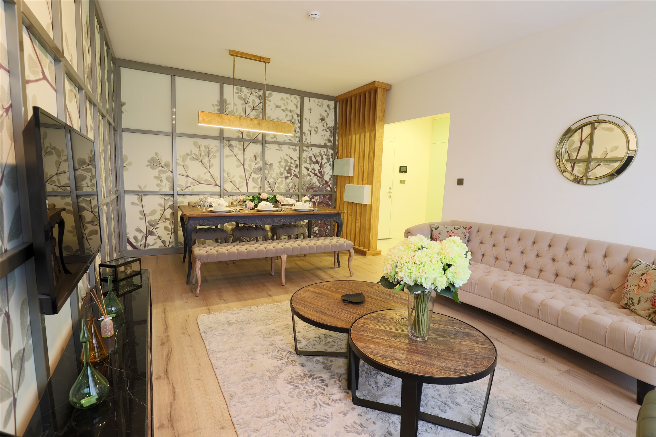 Newly Built Captivating Apartments In Istanbul For Sale - Spacious lounge with stylish touches