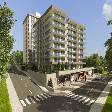 Affordable Key Ready  Istanbul Investment Apartments For Sale- complex view