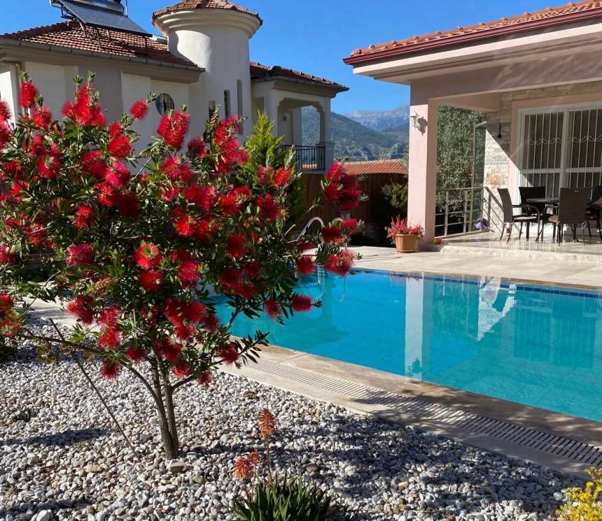 Bespoke Luxury Villa In Fethiye For Sale – Private pool and established gardens