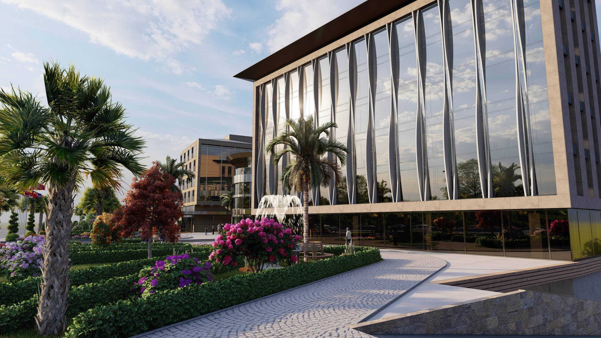 Superb Investment Hotel Suite Apartments For Sale In Pendik - Lovely landscaped communal exterior areas