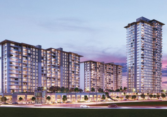 	 Off Plan 5* Luxury Basaksehir Apartments for Sale, Istanbul, Turkey - complex view