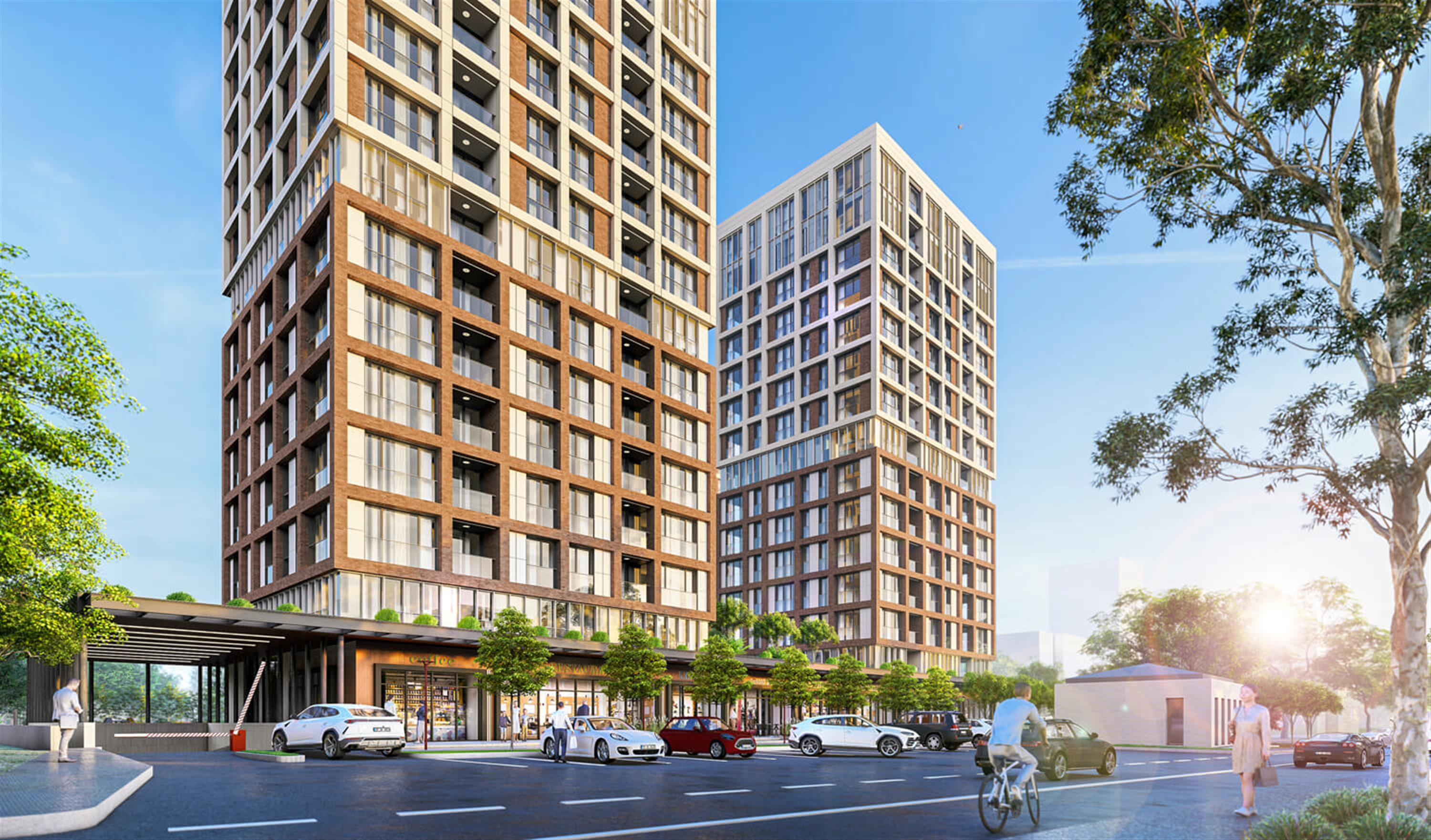 Desirable Asian Istanbul Luxury Properties For Sale - Main view of the modern desirable complex