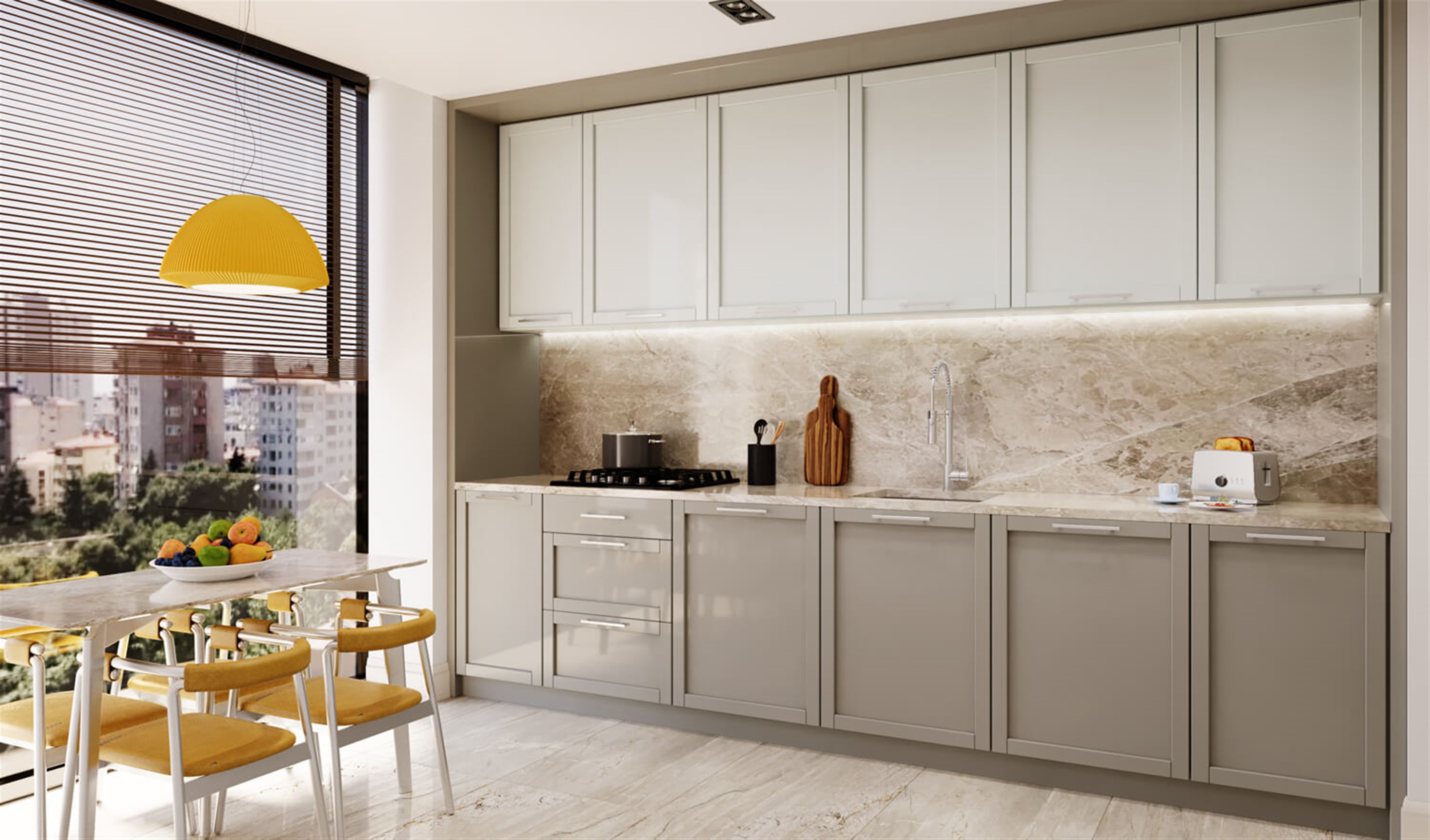 Desirable Asian Istanbul Luxury Properties For Sale - Superb kitchen with plenty of cabinet units