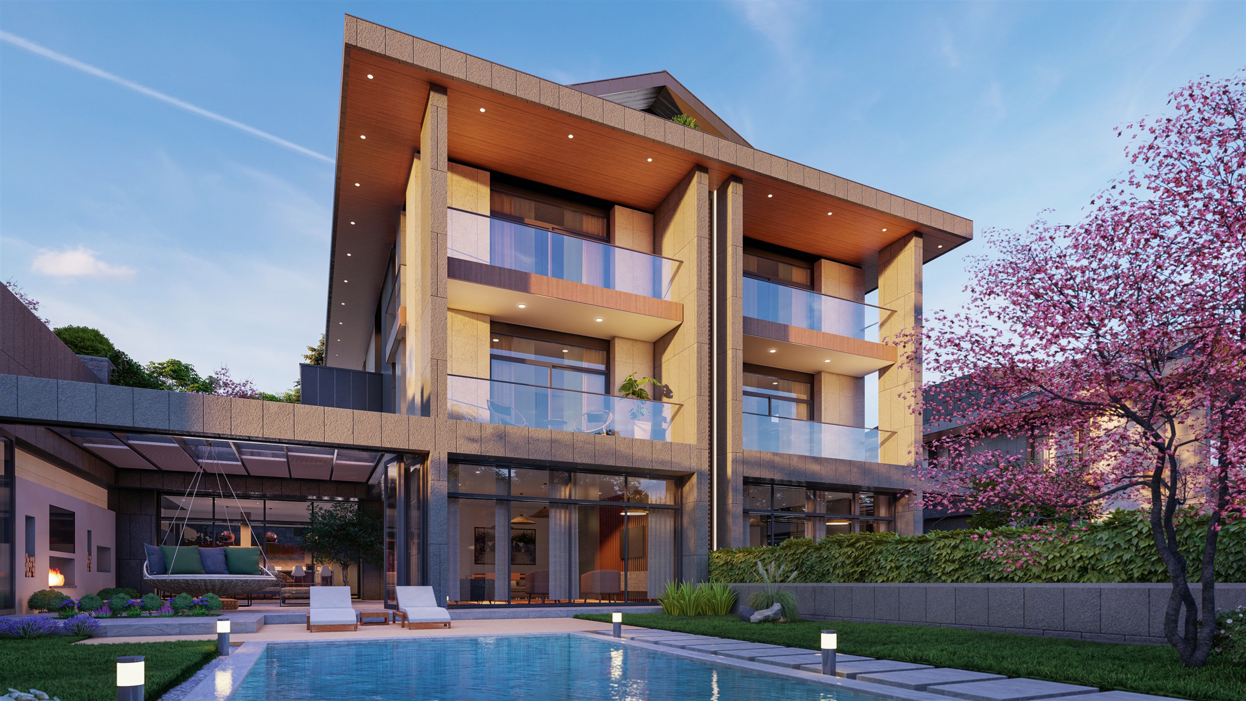 Magnificent Istanbul Asian Side Villas For Sale - Superb seven bedroom villas with private pool