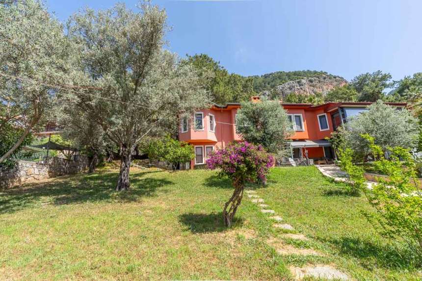 Pristine Semi-Detached Gocek Property in Fethiye For Sale - Large established gardens