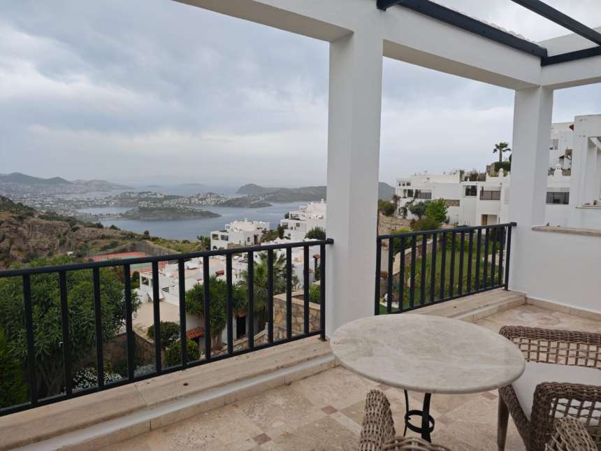 Meticulous Sea View Yalikavak Villa For Sale – Sea view terrace