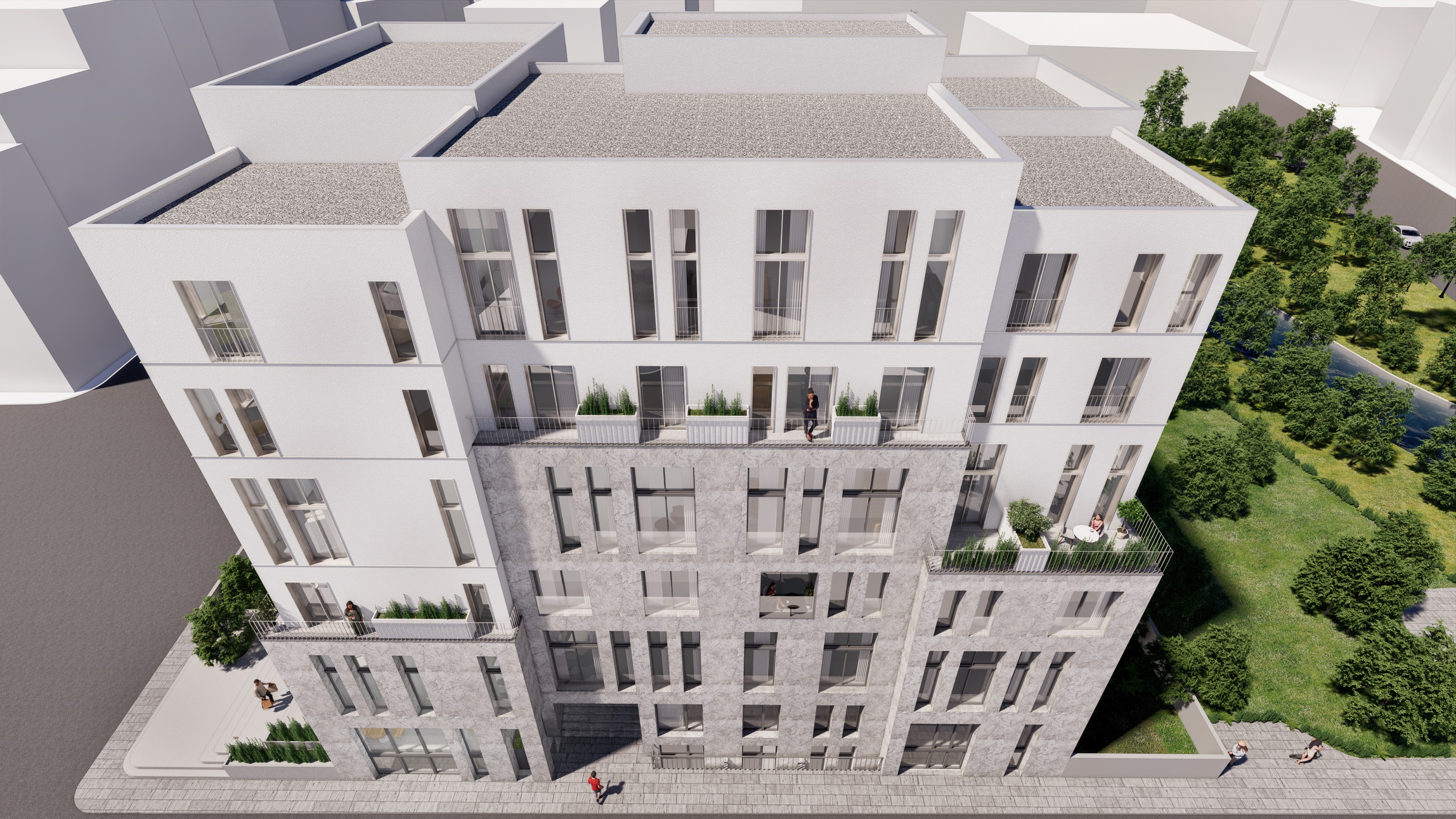 Stylish Istanbul Apartments for Sale in Kagithane - Main view of the project