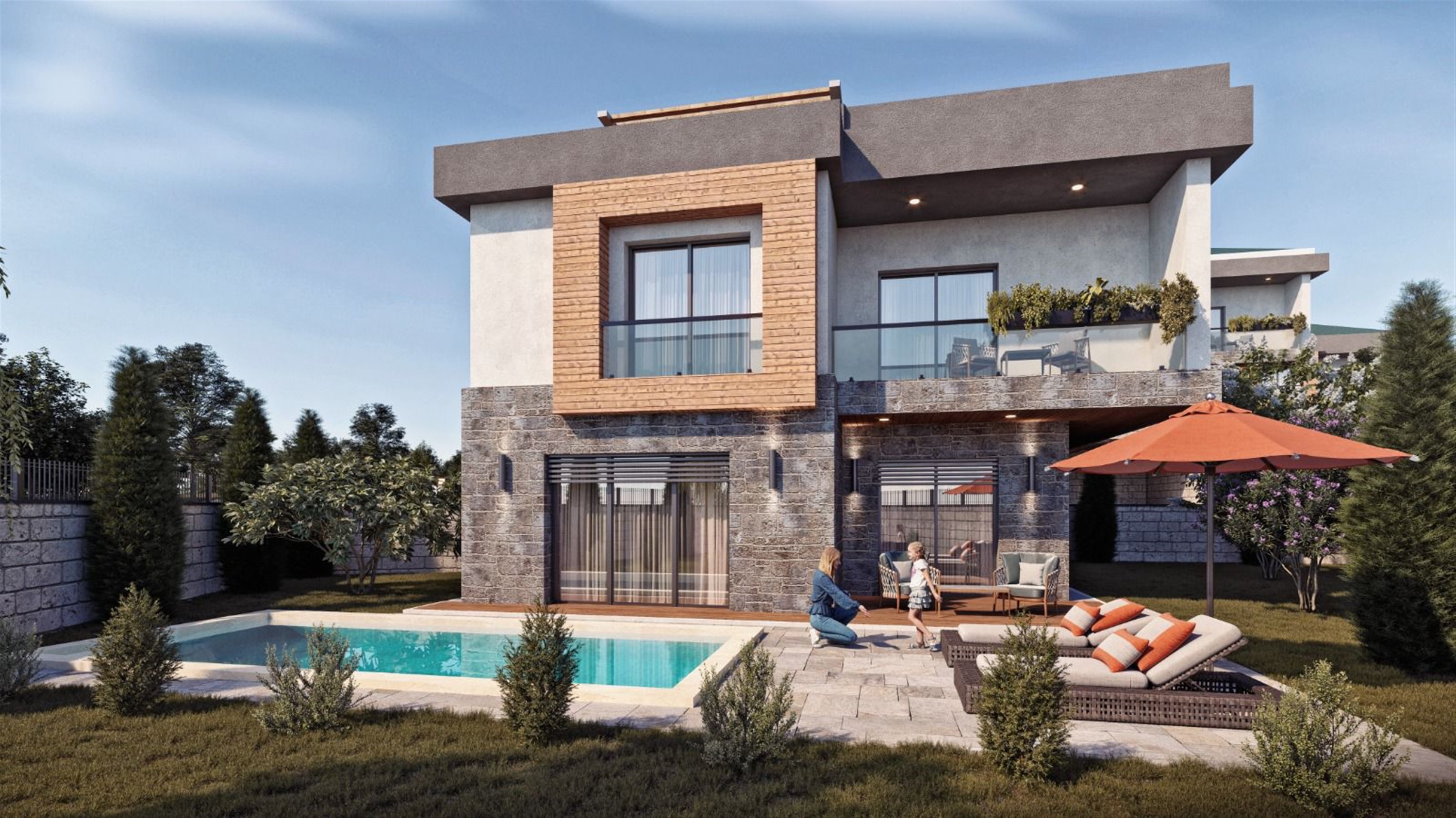 Off-Plan Luxury Sea View Istanbul Properties For Sale - Stylish smart-home villas with private pool