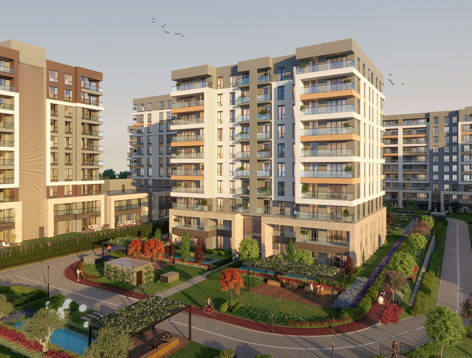 Trendy Off-Plan Istanbul Property For Sale - Vast gardens and social areas