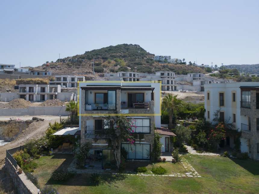 Superb Terrace Apartment In Bodrum For Sale - A beautiful property surrounded by nature with sea views