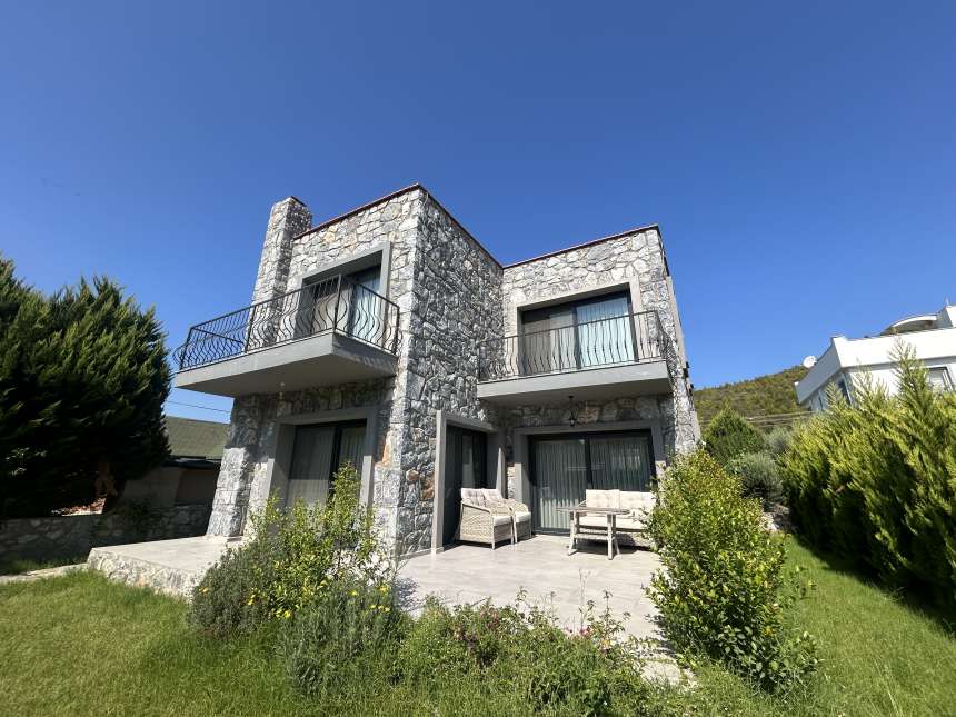 A Unique Stone House For Sale in Kuyucak - Private villa in natural surroundings