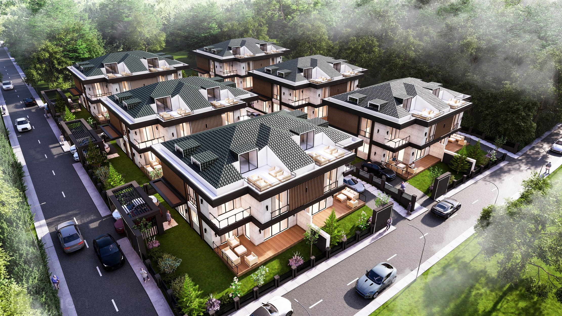 Off-Plan Stylish Istanbul Properties For Sale - Stylish complex of villas and apartments