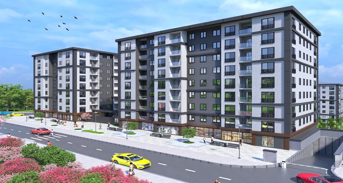 Notable Off-Plan Apartments In Istanbul For Sale - Street view to the complex