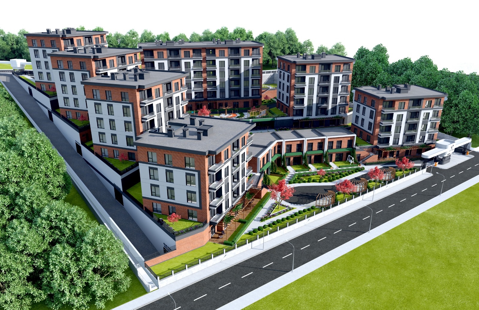 Modern Investment Properties For Sale In Istanbul - Main view of the complex