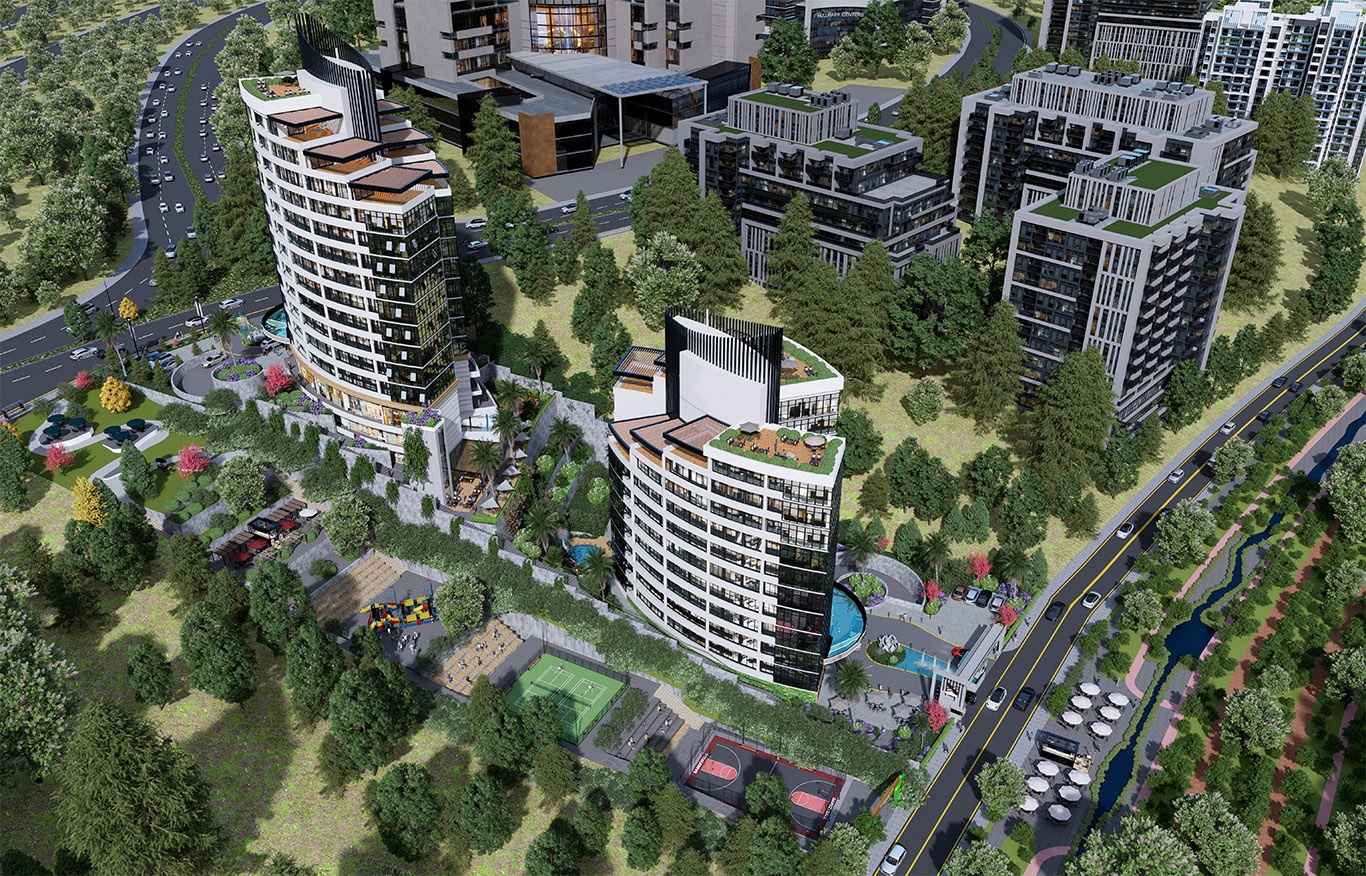 Superb Off-Plan Istanbul Property For Sale - A large complex of apartments