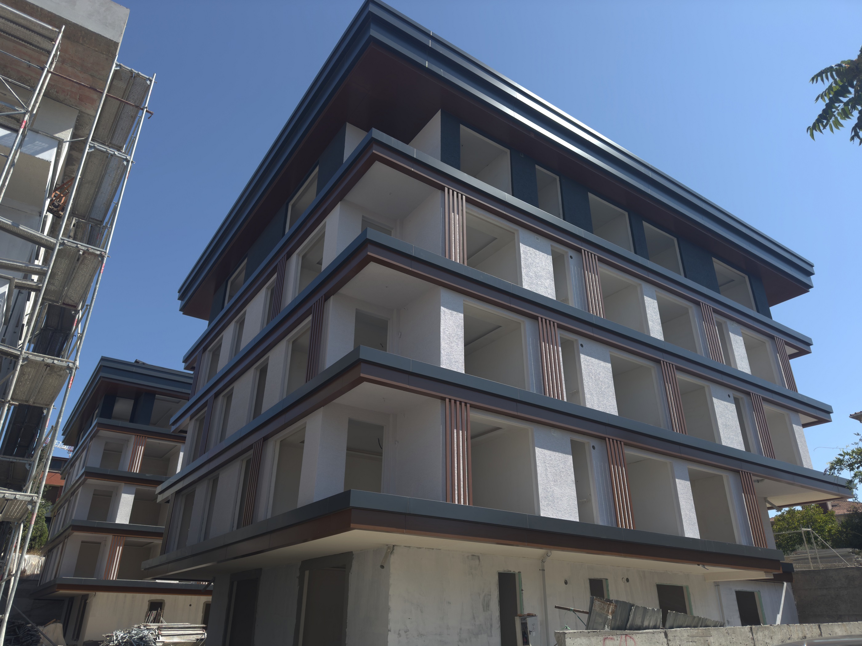 Simplistic Asian Istanbul Apartments For Sale - Nearing completion apartment block