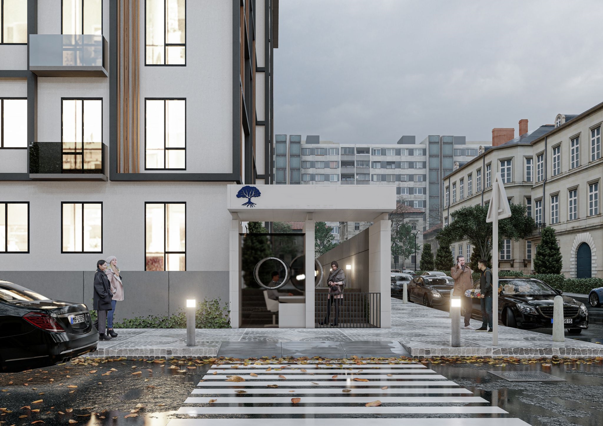 Off-Plan Property For Sale In Istanbul - Secure complex entrance