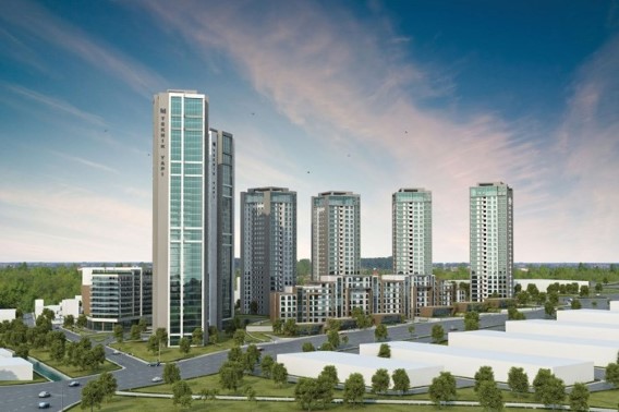 	 Newly Built Elegant Istanbul Investment Apartments For Sale - Complex view