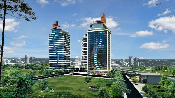 Near Completion Luxury Apartments For Sale in Istanbul - Complex view