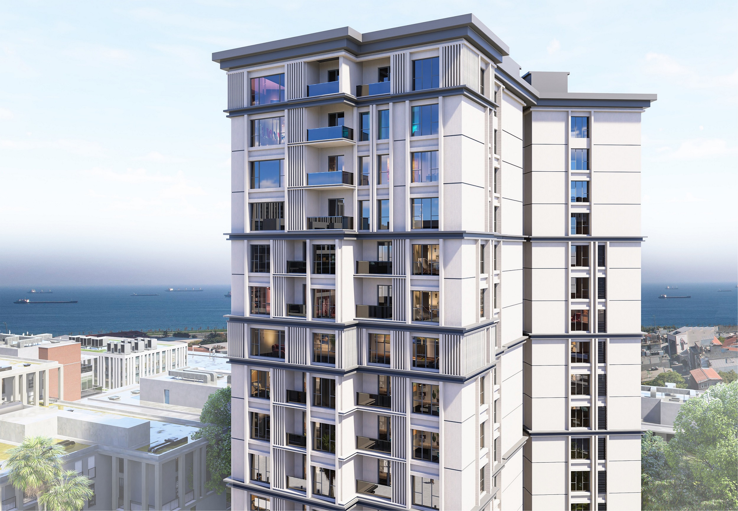 Smart Home Apartments For Sale In Istanbul - Modern architecture