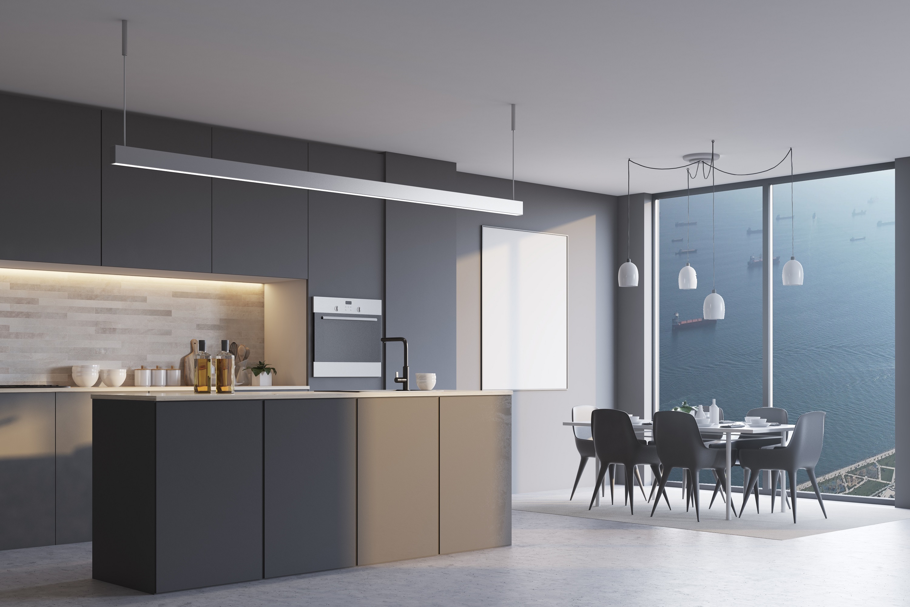 Smart Home Apartments For Sale In Istanbul - Stylish kitchen