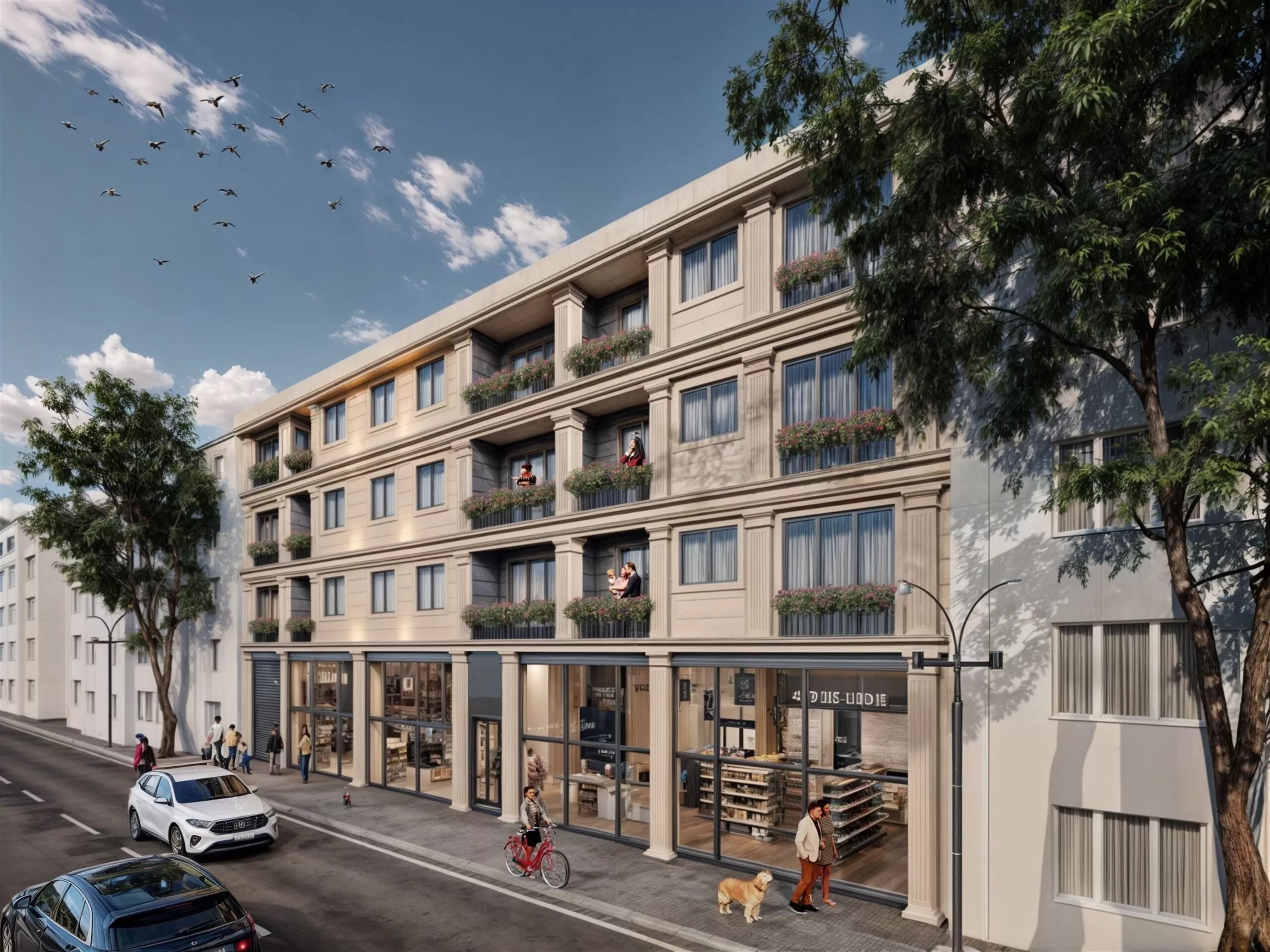 Istanbul Investment Properties For Sale - A secure apartment block