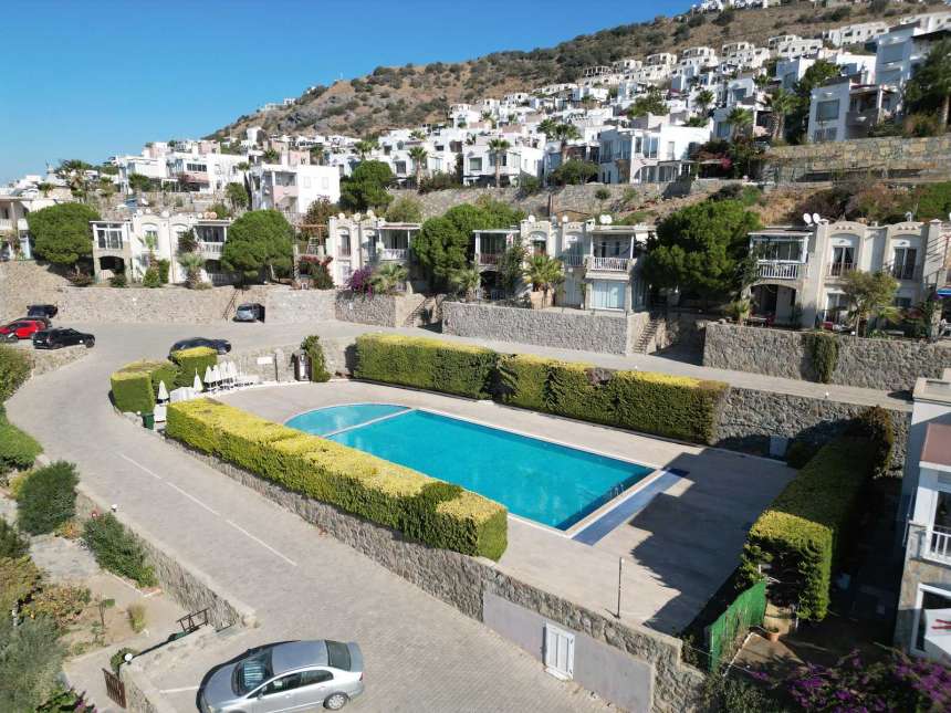 Stunning Nature View Bodrum Apartment For Sale – An established complex with two pools