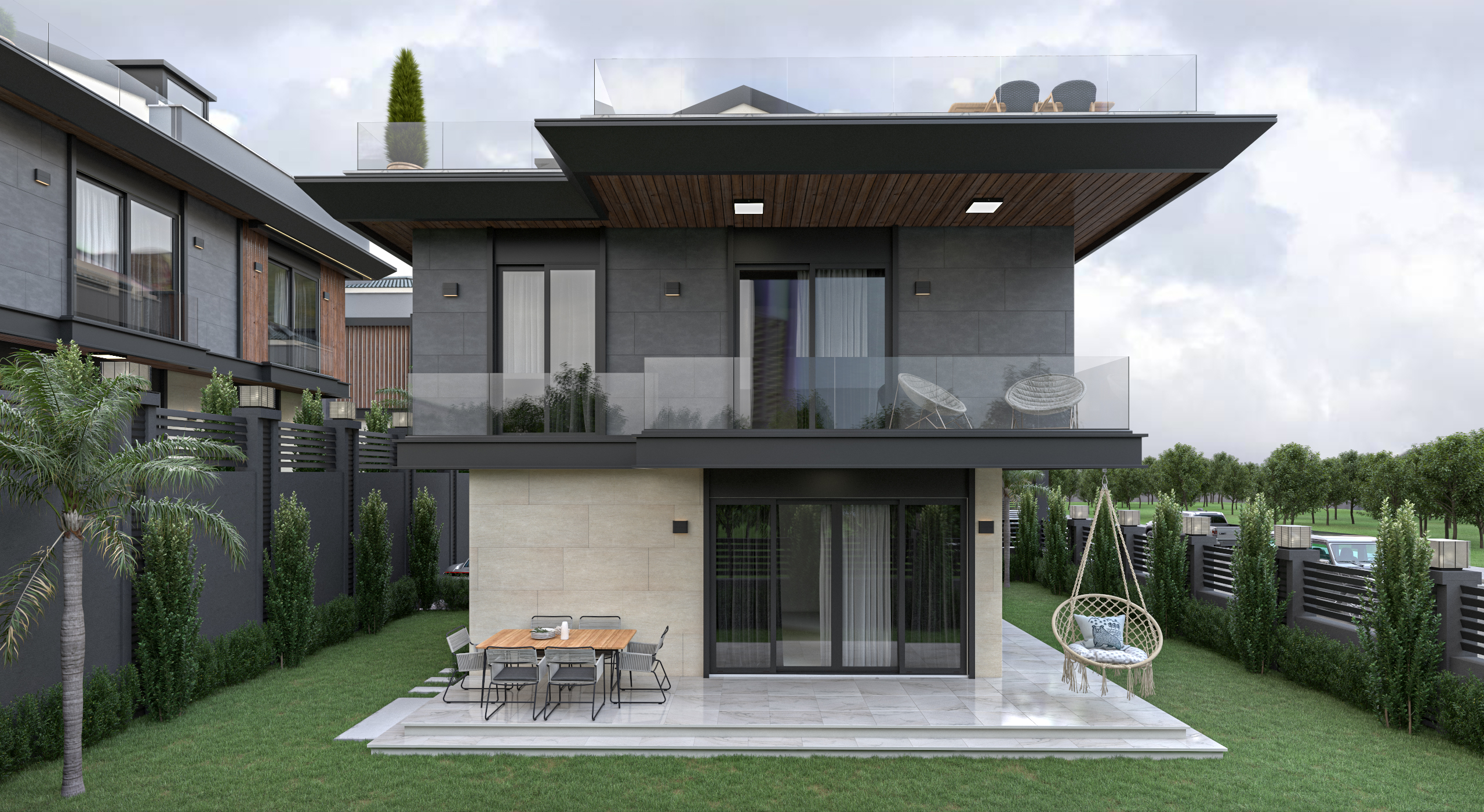 Istanbul Sea View Smart-Home Villas For Sale in Buyukcekmece - A stylish duplex villa with private facilities