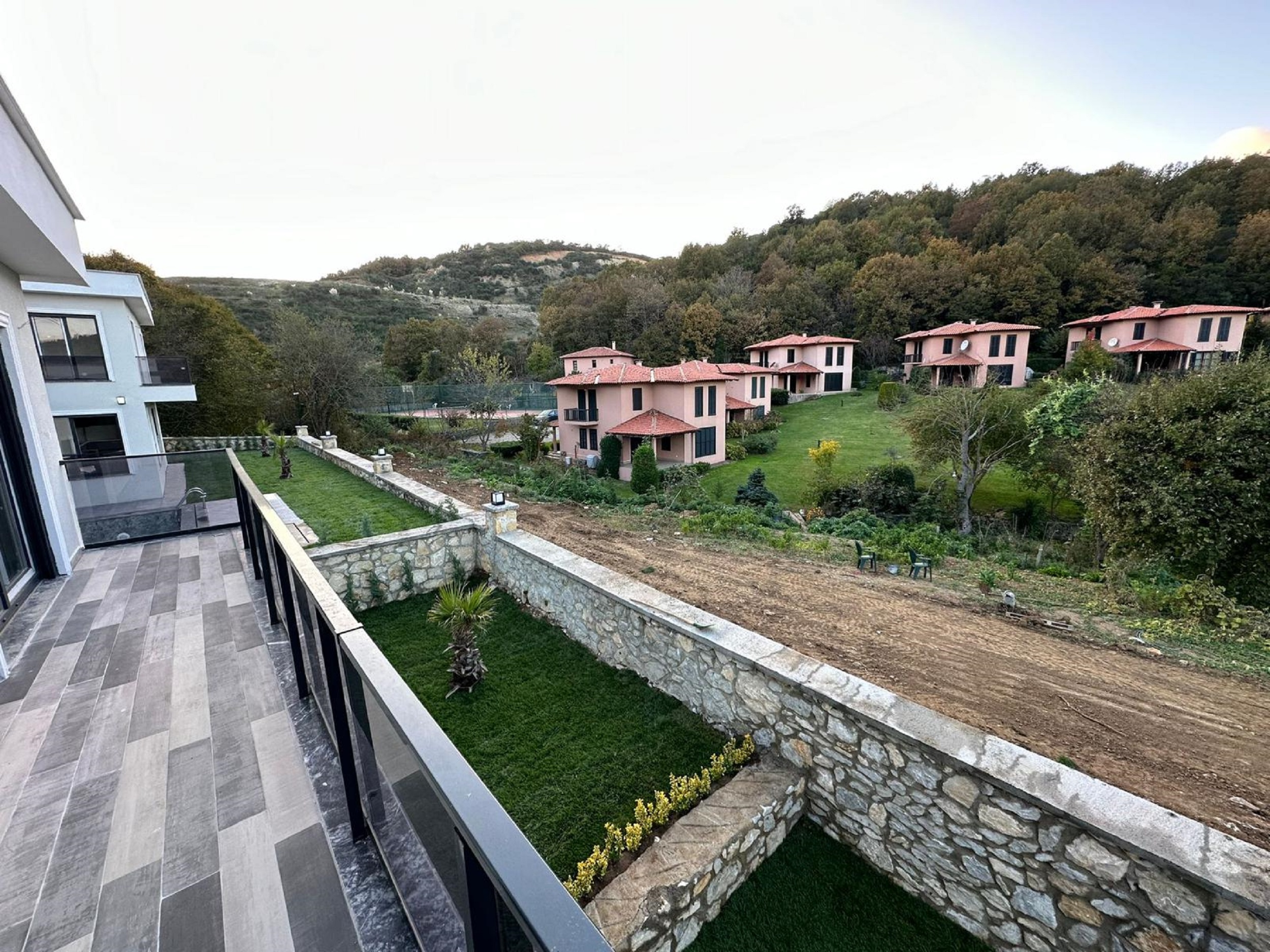 A Modern Duplex Villa For Sale In Asian Istanbul - Views from the large balcony