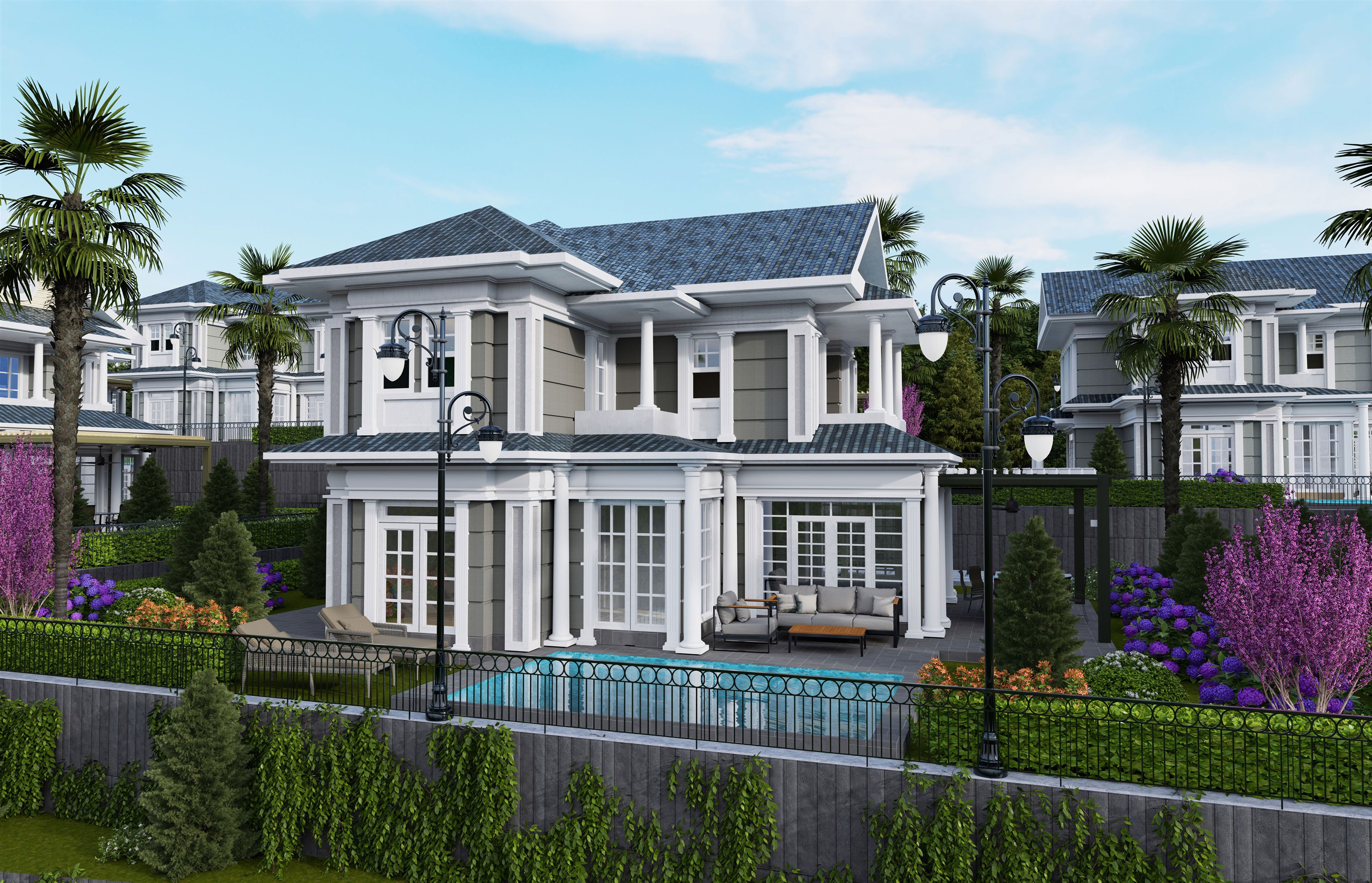 Idyllic Smart Home Triplex Villas In Bahcesehir - A beautiful estate of smart home villas