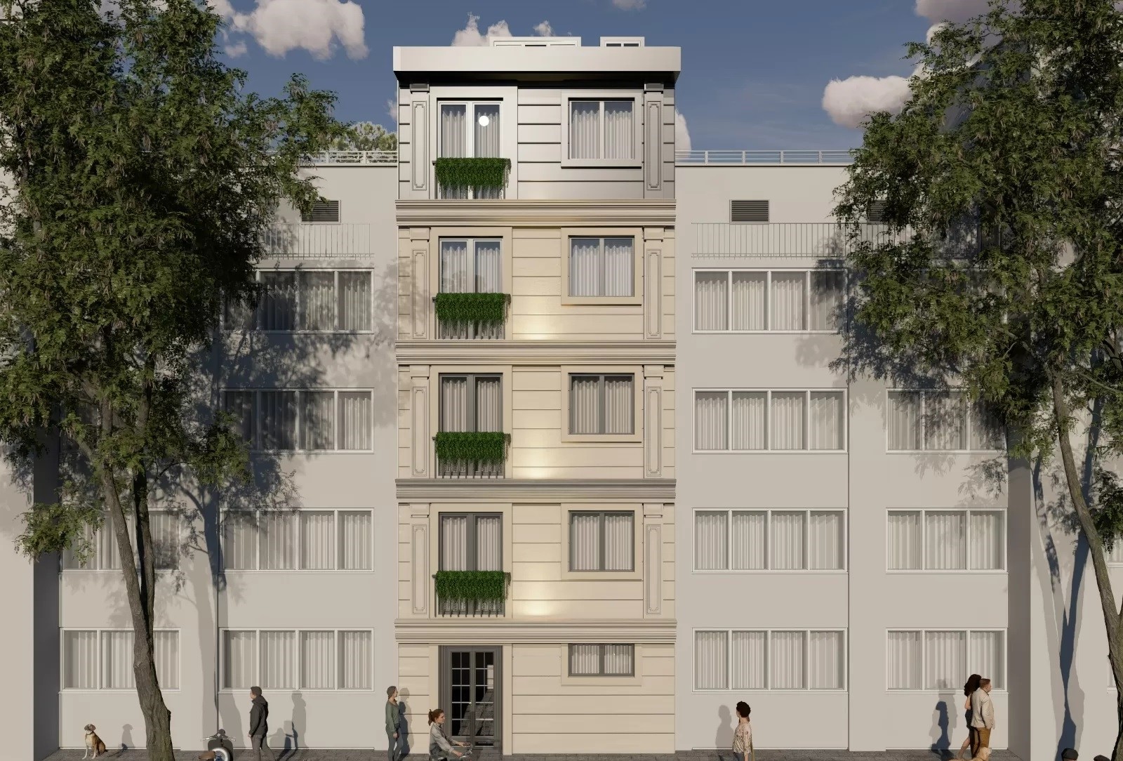 Great Value Modern Investment Properties In Istanbul For Sale - Attractive apartment block