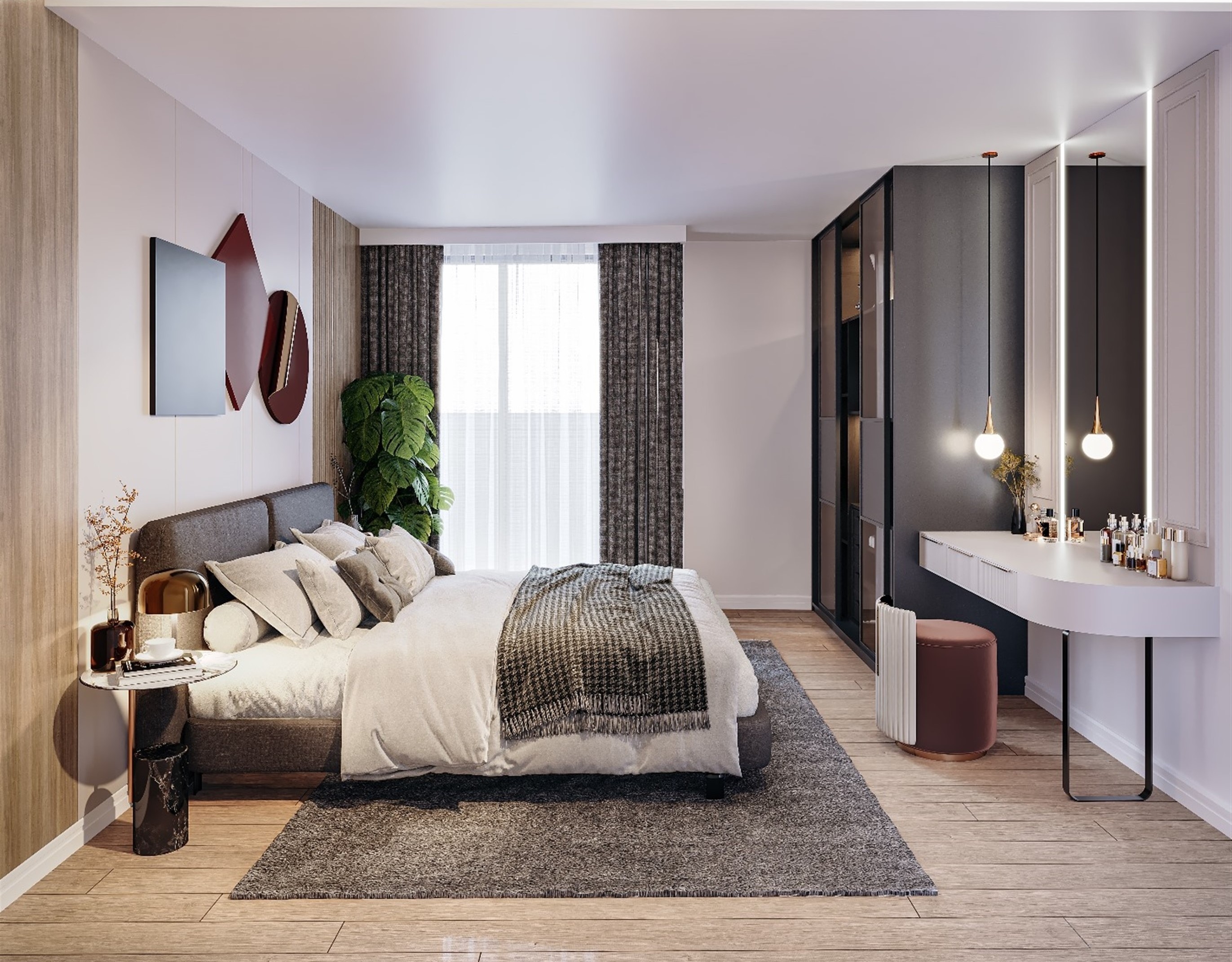 Great Value Modern Investment Properties In Istanbul For Sale - Spacious double bedroom