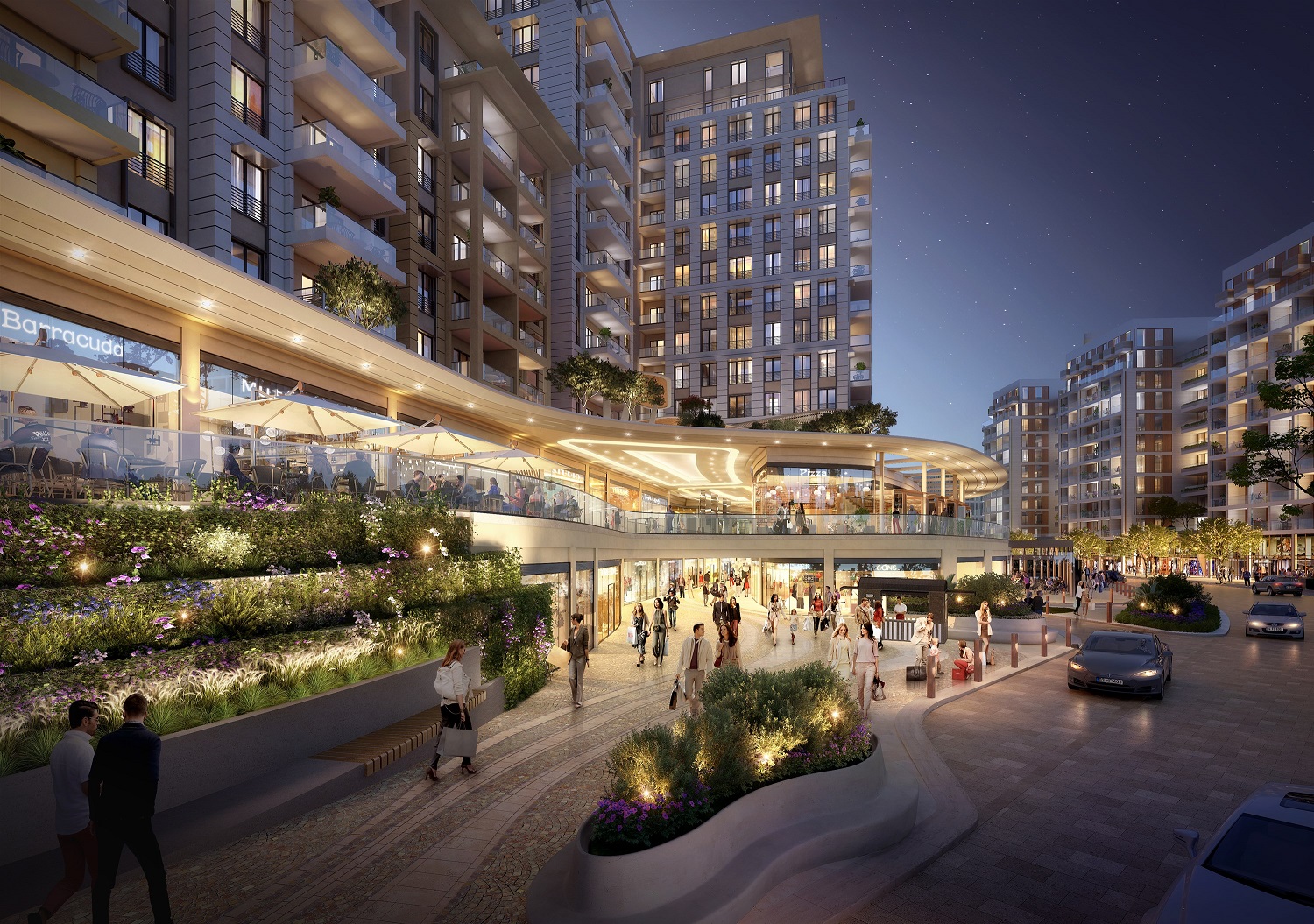 Ultra-Modern Off-Plan Apartments For Sale in Zeytinburnu, Istanbul - Shopping centre on complex