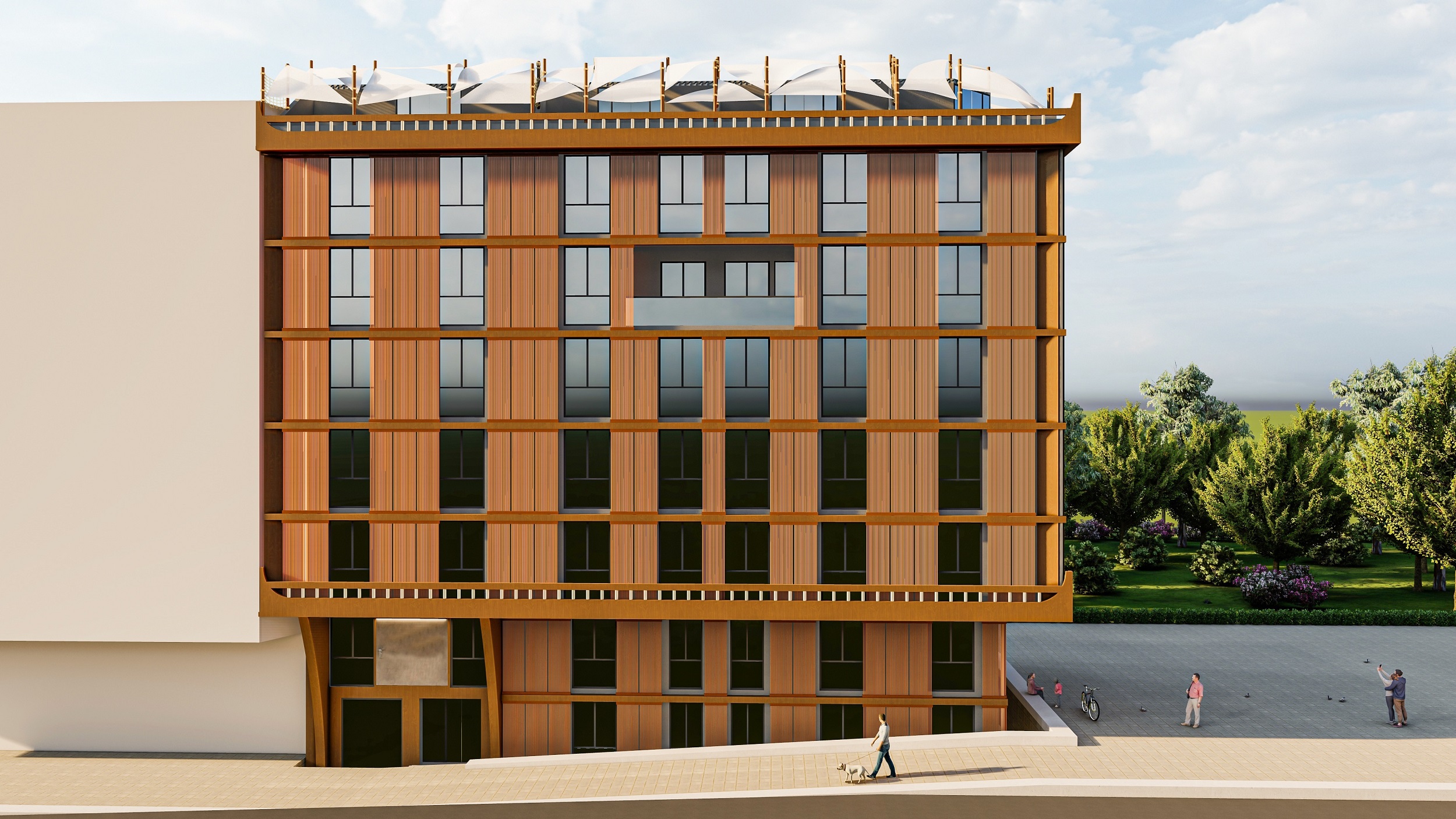 Istanbul Two-Bed Apartments In Besiktas For Sale - A simple block of 1, 2, and 3 bedroom properties