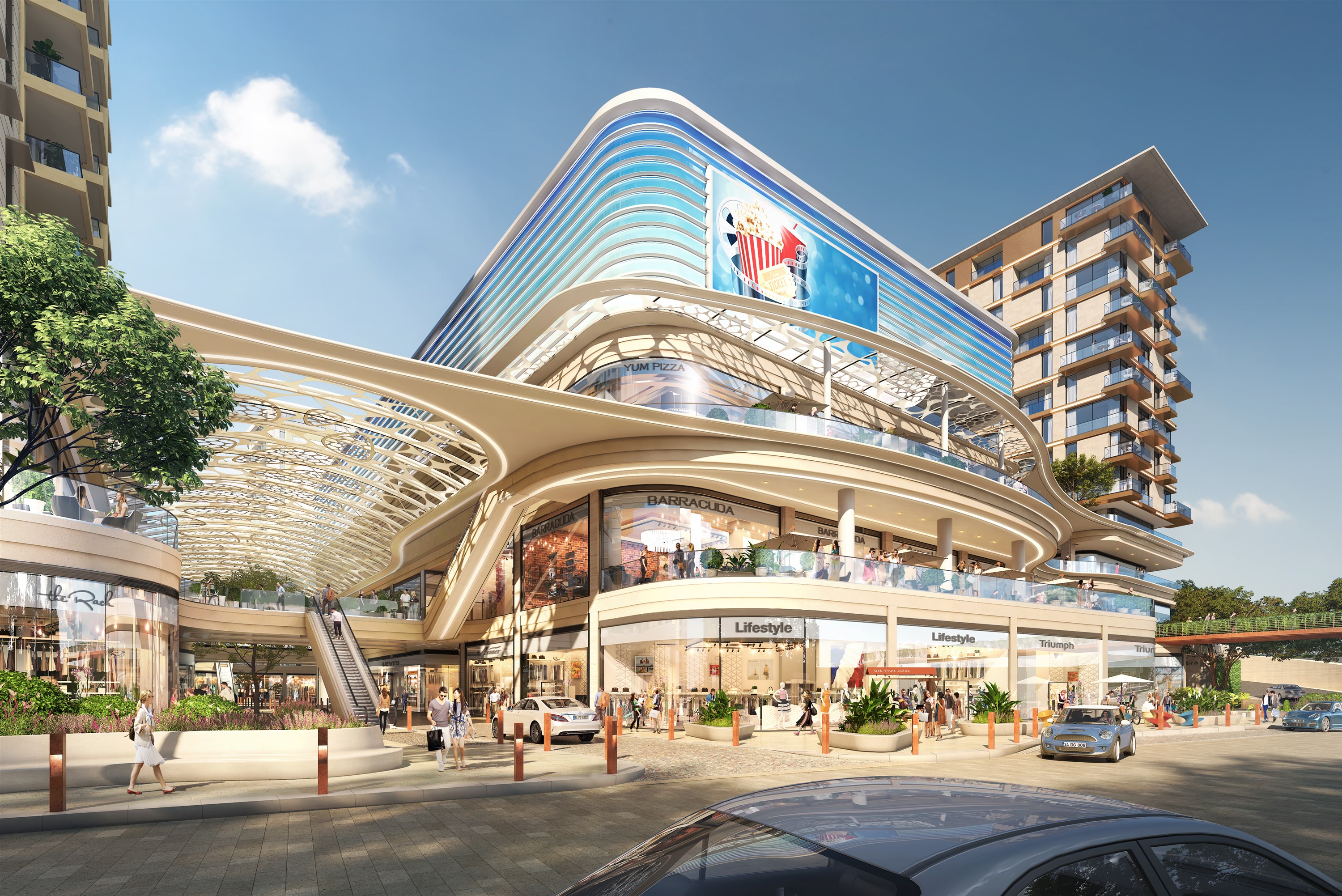 Off-Plan Ultra-Modern Apartments In Istanbul For Sale - On-site shopping centre