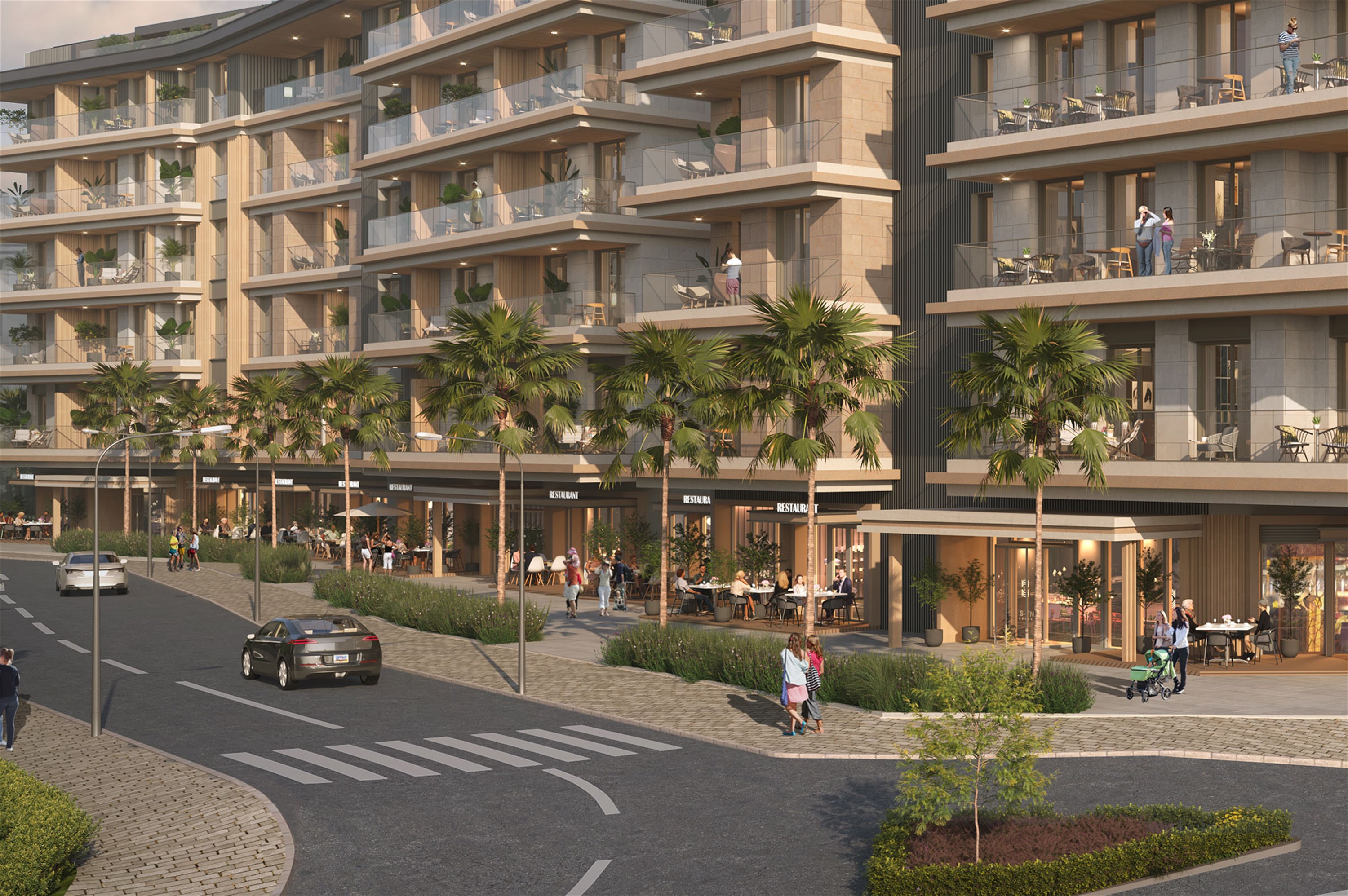 Investment Residence Apartments For Sale In Sisli, Istanbul - A vast selection of stores, restaurants and coffee shops on the complex