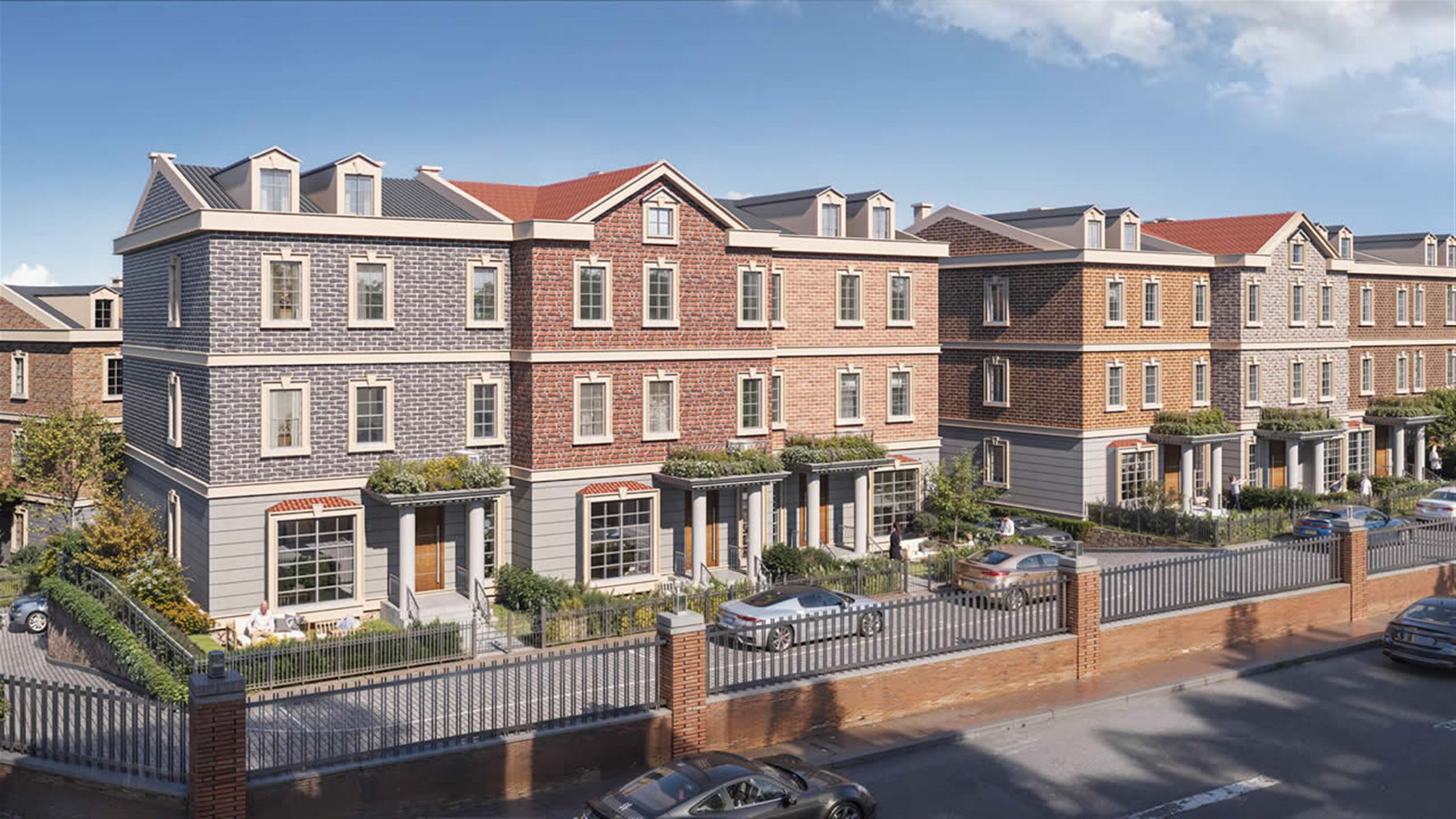 Basaksehir Smart Home Istanbul Villas For Sale - A desirable complex of town house villas