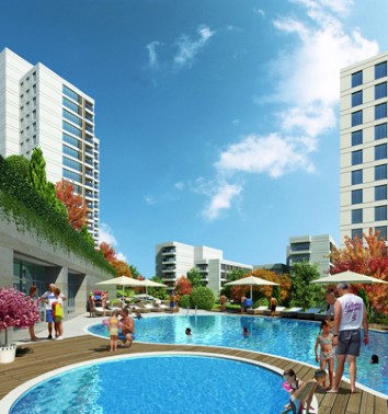 	 Key Ready Istanbul Investment Apartments For sale - Close To The Airport - Complex view