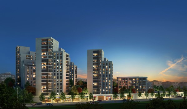	 Key Ready Istanbul Investment Apartments For sale - Close To The Airport - Complex view