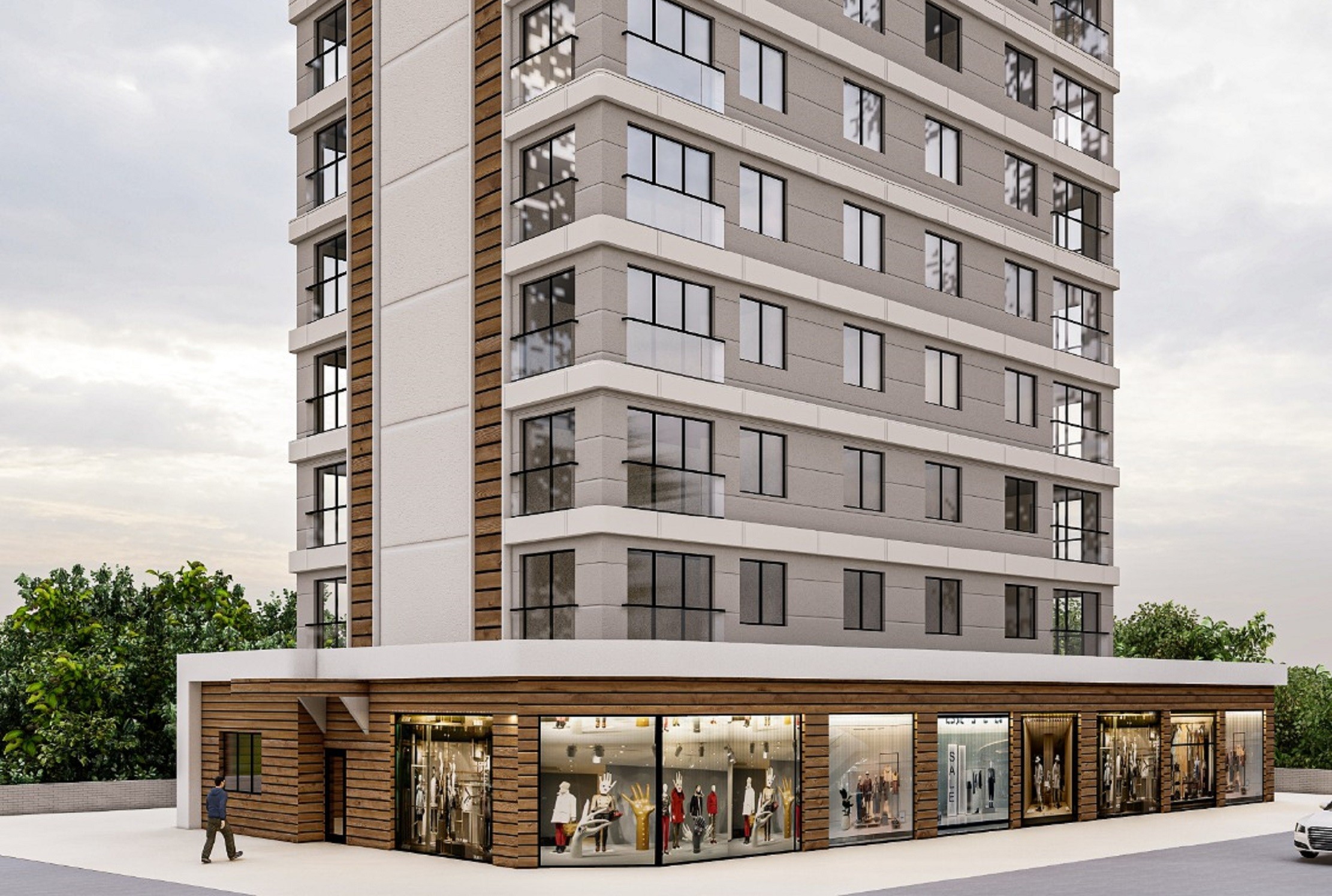 Residential Asian Istanbul Properties For Sale - A modern apartment complex