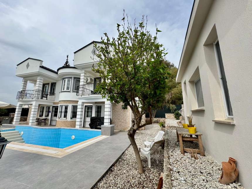 Striking Fethiye Villa For Sale With A Private Pool - Easy to maintain garden